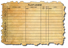 CAD Plant Materials and Legend